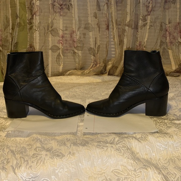 - Treasure & Bond black booties
Genuine leather upper
Heel is ~3in tall - Picture 5 of 5
